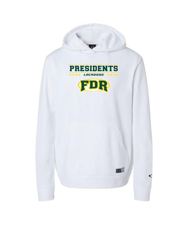 Franklin D Roosevelt HS Boys Lacrosse Border - Oakley Hydrolix Hooded Sweatshirt
