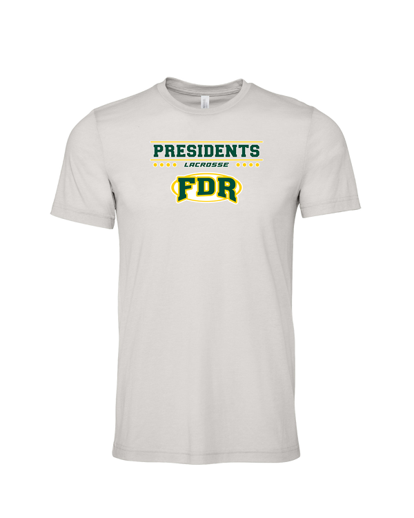 Franklin D Roosevelt HS Boys Lacrosse Border - Mens Tri Blend Shirt