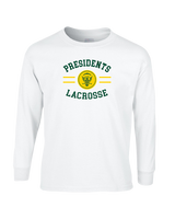 Franklin D Roosevelt HS Boys Lacrosse Curve - Mens Basic Cotton Long Sleeve