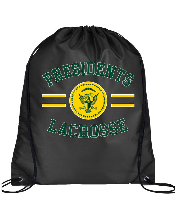 Franklin D Roosevelt HS Boys Lacrosse Curve - Drawstring Bag
