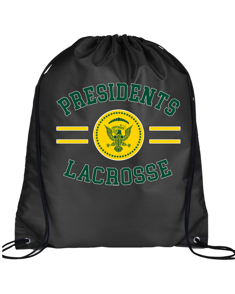 Franklin D Roosevelt HS Boys Lacrosse Curve - Drawstring Bag