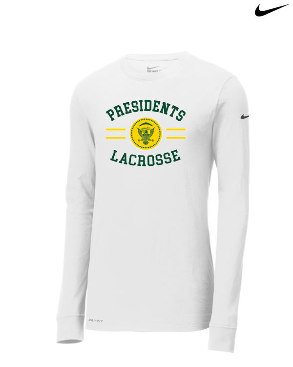 Franklin D Roosevelt HS Boys Lacrosse Curve - Nike Dri-Fit Poly Long Sleeve