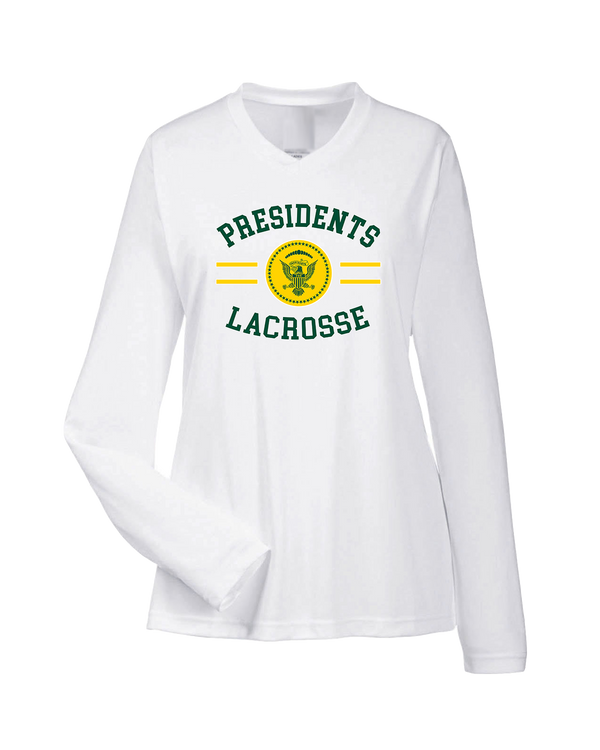 Franklin D Roosevelt HS Boys Lacrosse Curve - Womens Performance Long Sleeve