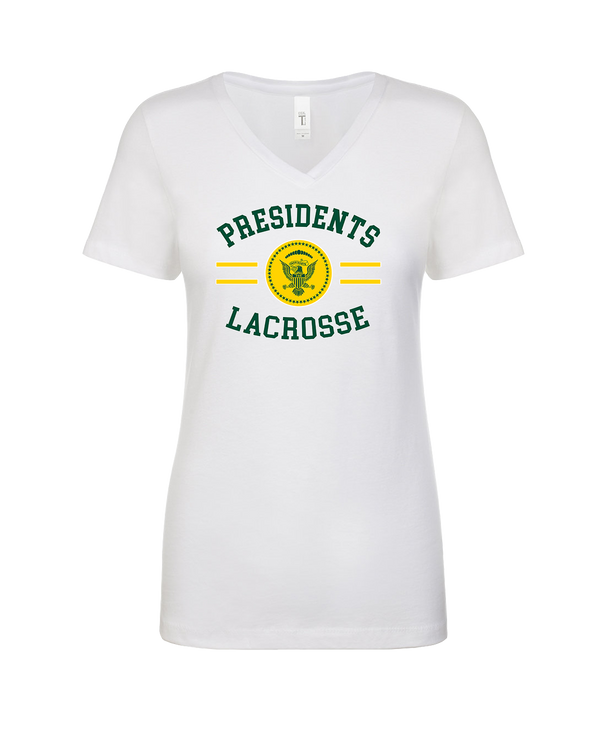 Franklin D Roosevelt HS Boys Lacrosse Curve - Womens V-Neck
