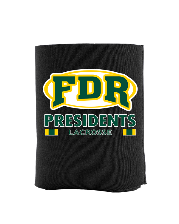 Franklin D Roosevelt HS Boys Lacrosse Stacked - Koozie