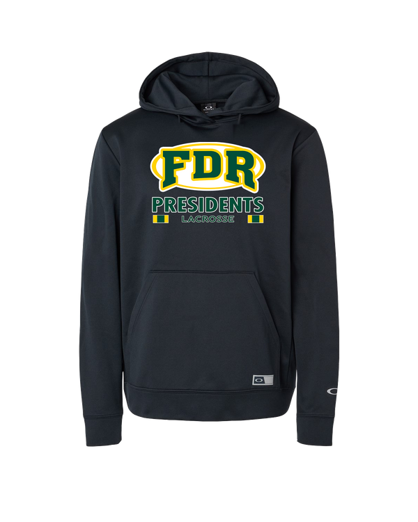 Franklin D Roosevelt HS Boys Lacrosse Stacked - Oakley Hydrolix Hooded Sweatshirt