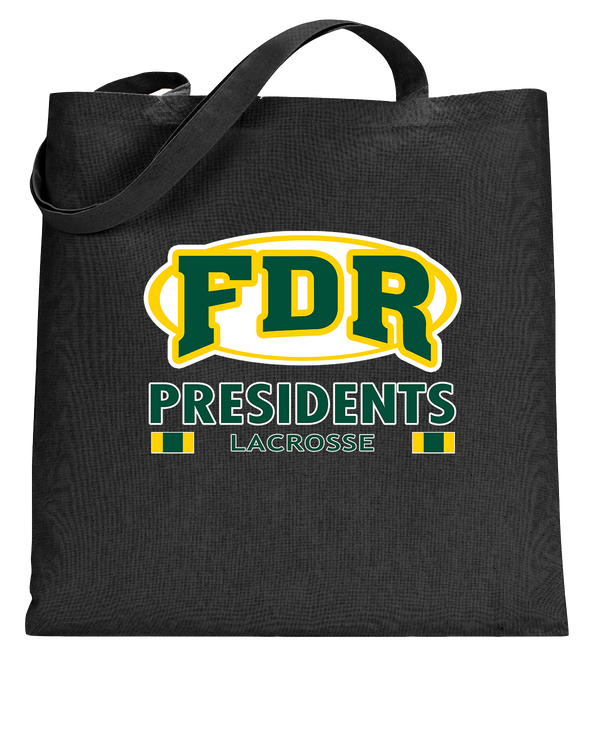 Franklin D Roosevelt HS Boys Lacrosse Stacked - Tote Bag