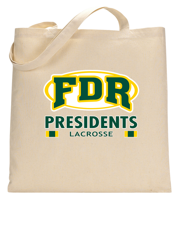 Franklin D Roosevelt HS Boys Lacrosse Stacked - Tote Bag
