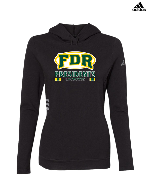 Franklin D Roosevelt HS Boys Lacrosse Stacked - Adidas Women's Lightweight Hooded Sweatshirt