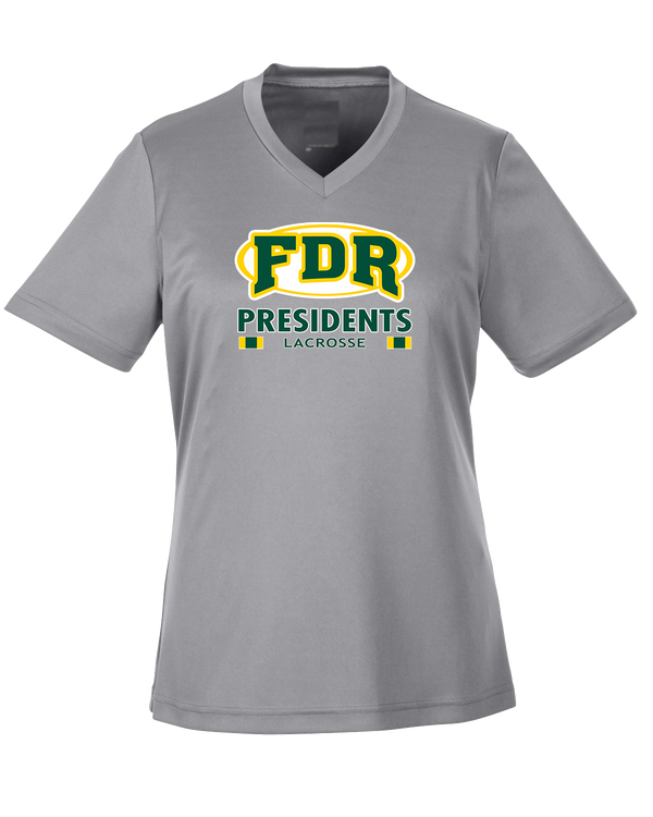 Franklin D Roosevelt HS Boys Lacrosse Stacked - Womens Performance Shirt
