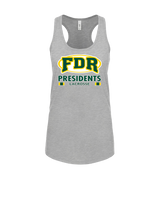 Franklin D Roosevelt HS Boys Lacrosse Stacked - Womens Tank Top