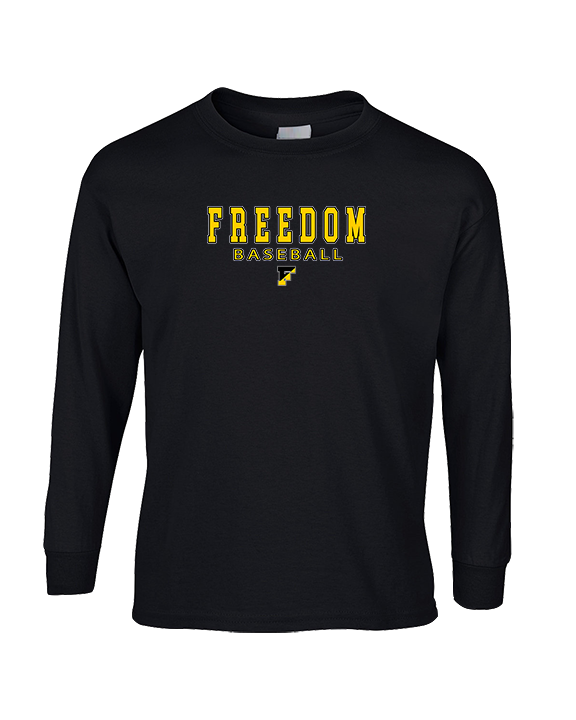 Freedom HS Baseball Block - Cotton Longsleeve