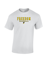 Freedom HS Baseball Block - Cotton T-Shirt