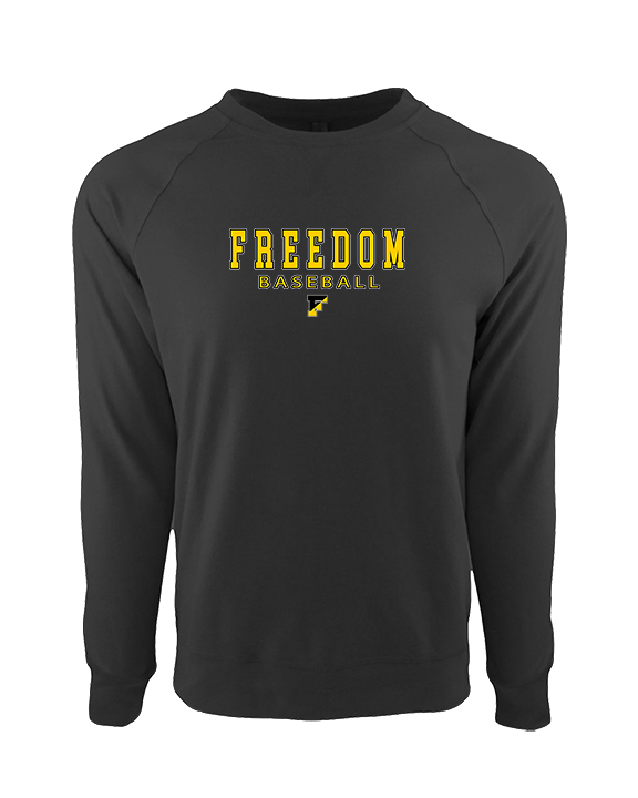 Freedom HS Baseball Block - Crewneck Sweatshirt