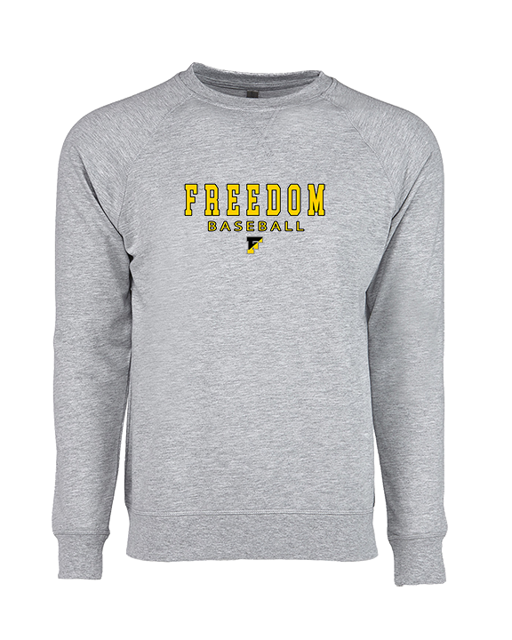Freedom HS Baseball Block - Crewneck Sweatshirt