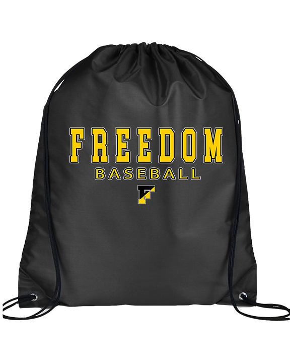 Freedom HS Baseball Block - Drawstring Bag