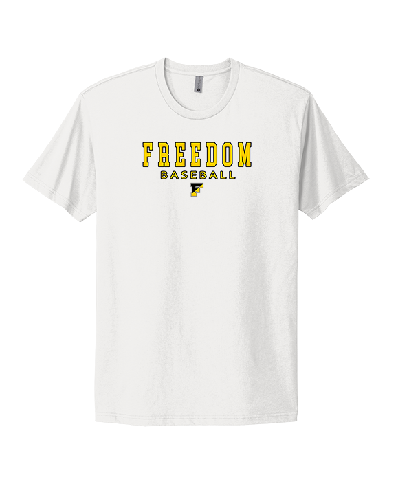 Freedom HS Baseball Block - Mens Select Cotton T-Shirt