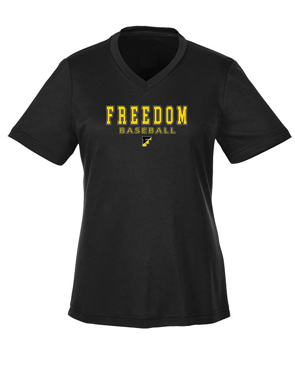 Freedom HS Baseball Block - Womens Performance Shirt