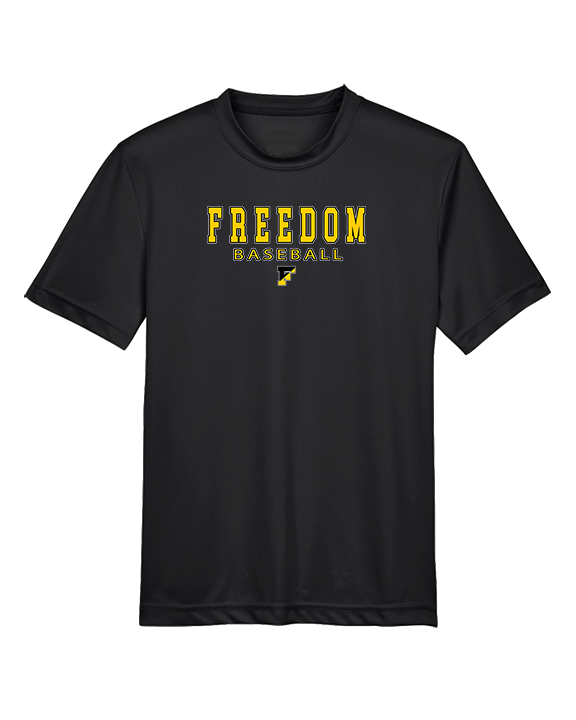 Freedom HS Baseball Block - Youth Performance Shirt