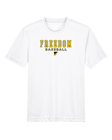 Freedom HS Baseball Block - Youth Performance Shirt