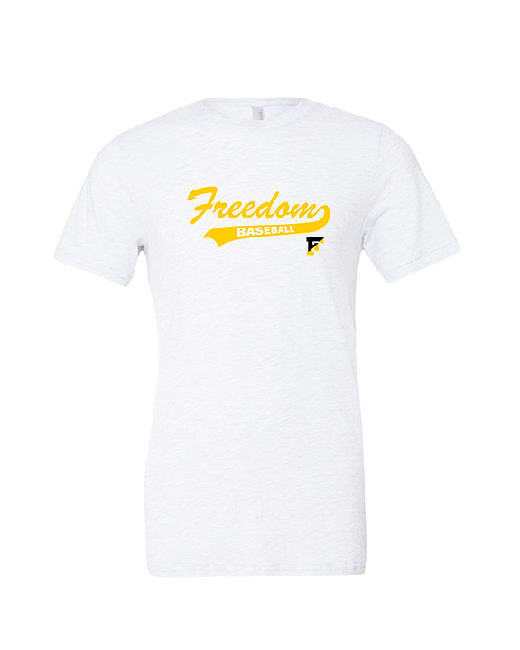 Freedom HS Baseball Custom 4 - Tri-Blend Shirt