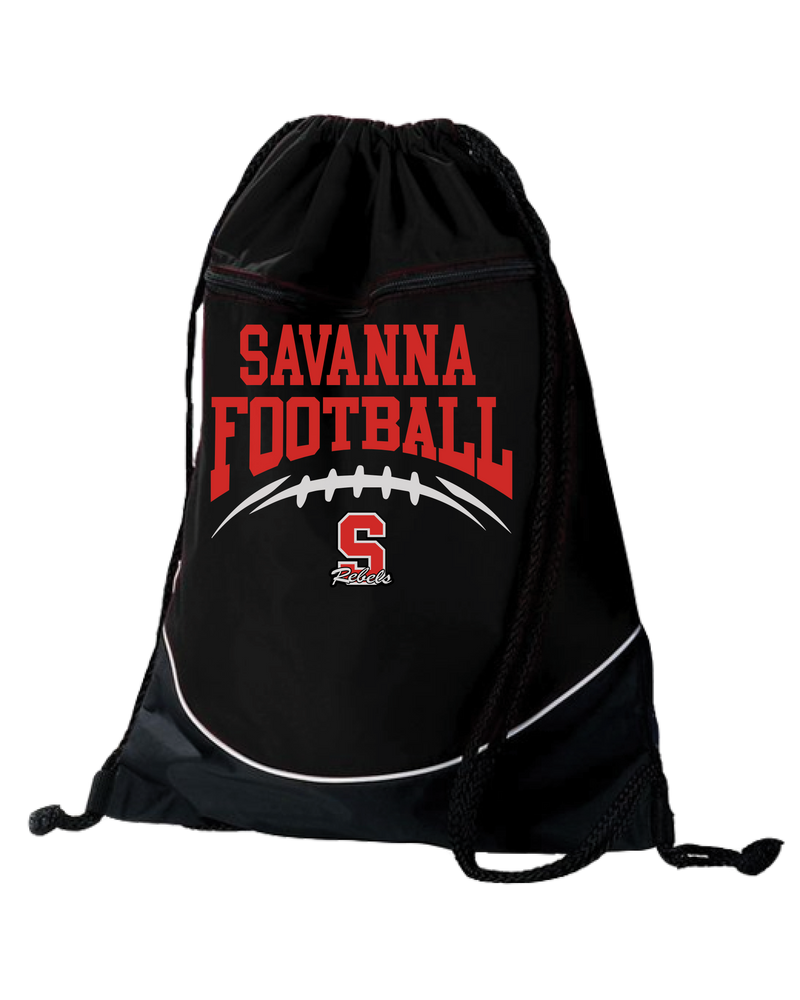 Savanna Football - Two Tone Drawstring Bag