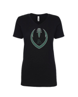 Delta Charter Full Football - Women’s V-Neck