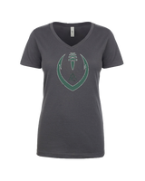 Delta Charter Full Football - Women’s V-Neck