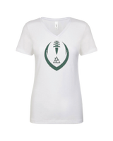 Delta Charter Full Football - Women’s V-Neck