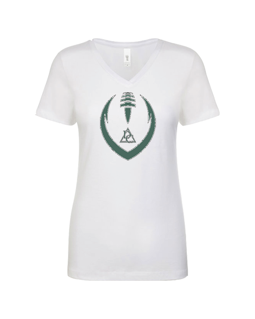 Delta Charter Full Football - Women’s V-Neck