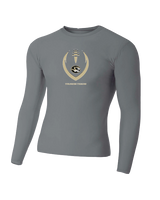Truman Full Football - Long Sleeve Compression Shirt