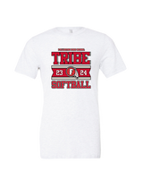 Fullerton HS Softball Stamp - Tri-Blend Shirt
