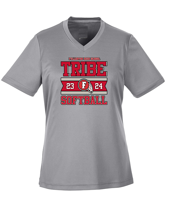 Fullerton HS Softball Stamp - Womens Performance Shirt