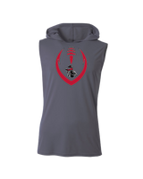 Santa Barbara City College Full Ftbl - Sleeveless Performance Hoodie