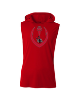 Santa Barbara City College Full Ftbl - Sleeveless Performance Hoodie