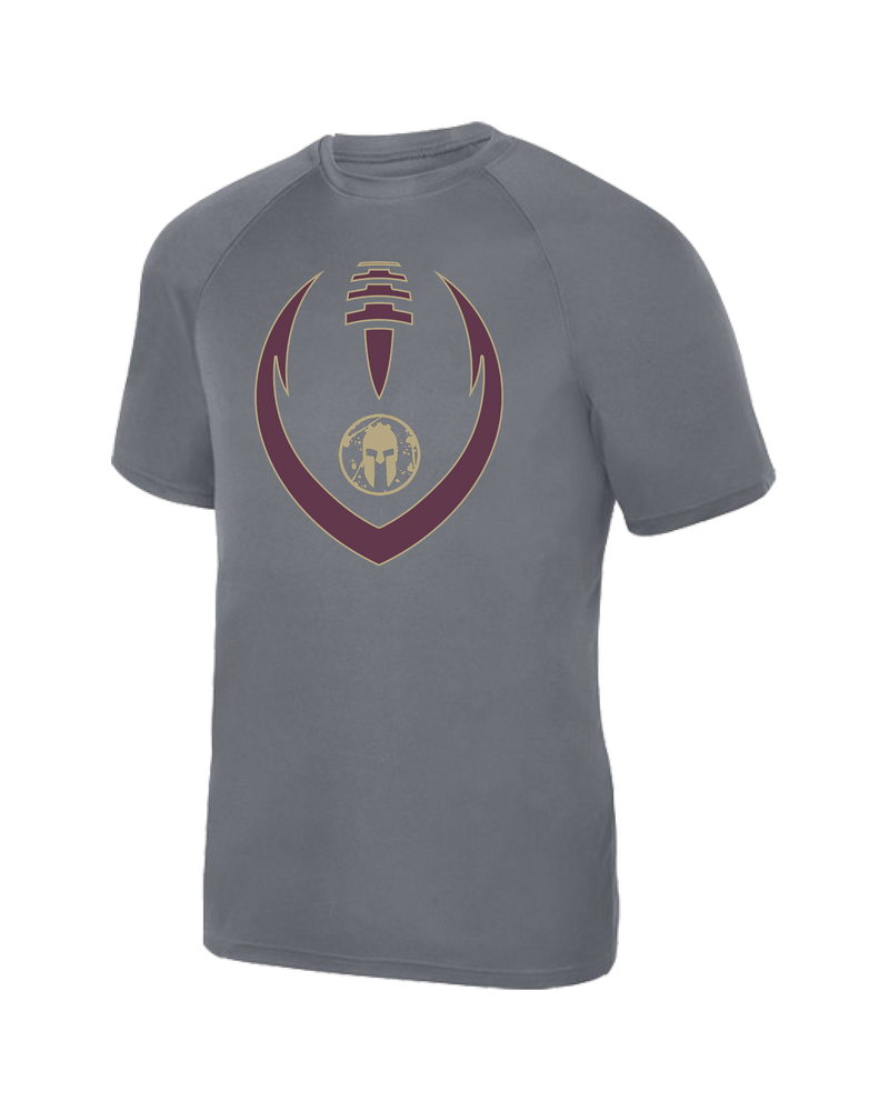 Spartans Full Football - Youth Performance T-Shirt