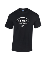 Gainesville HS Football Canes Logo - Cotton T-Shirt