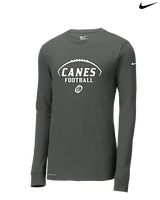 Gainesville HS Football Canes Logo - Mens Nike Longsleeve