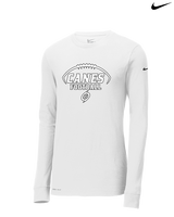 Gainesville HS Football Canes Logo - Mens Nike Longsleeve