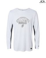 Gainesville HS Football Canes Logo - Mens Oakley Longsleeve
