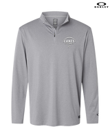 Gainesville HS Football Canes Logo - Mens Oakley Quarter Zip