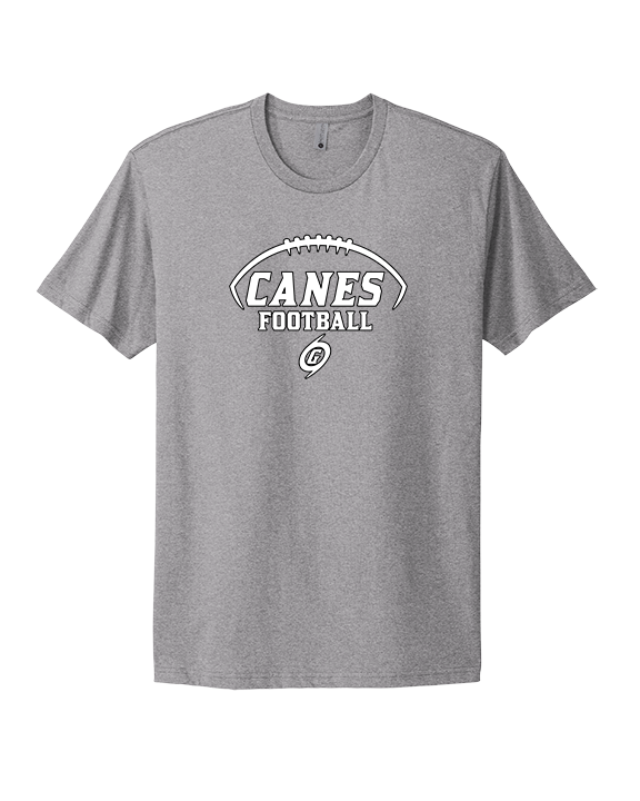 Gainesville HS Football Canes Logo - Mens Select Cotton T-Shirt