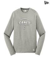 Gainesville HS Football Canes Logo - New Era Performance Long Sleeve