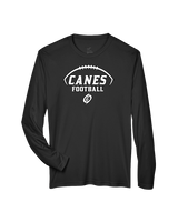 Gainesville HS Football Canes Logo - Performance Longsleeve
