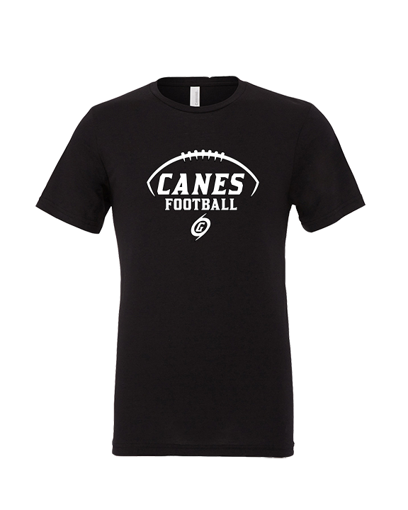 Gainesville HS Football Canes Logo - Tri-Blend Shirt