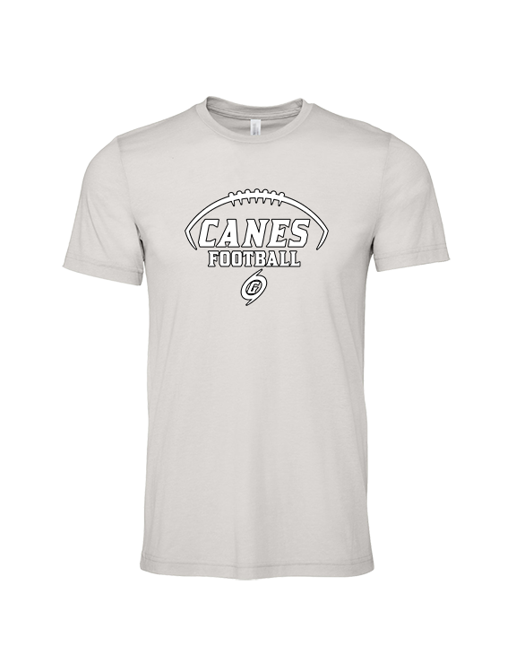Gainesville HS Football Canes Logo - Tri-Blend Shirt