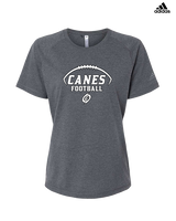 Gainesville HS Football Canes Logo - Womens Adidas Performance Shirt