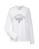 Gainesville HS Football Canes Logo - Womens Performance Longsleeve