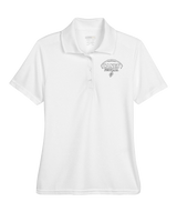 Gainesville HS Football Canes Logo - Womens Polo