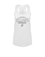 Gainesville HS Football Canes Logo - Womens Tank Top